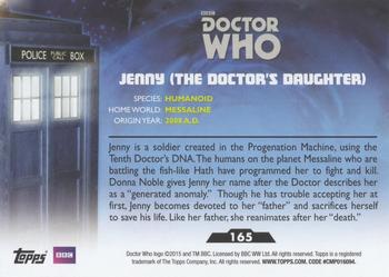 2015 Topps Doctor Who #165 Jenny, The Doctor's Daughter Back