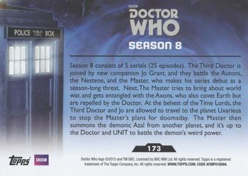 2015 Topps Doctor Who #173 Season 8 Back