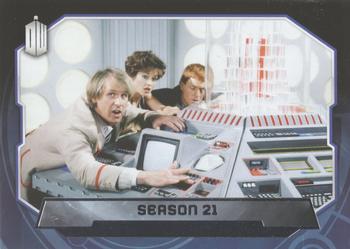 2015 Topps Doctor Who #186 Season 21 Front