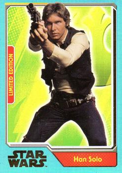 2015 Topps Star Wars Journey to the Force Awakens (UK version) - Limited Edition #MA Han Solo Front