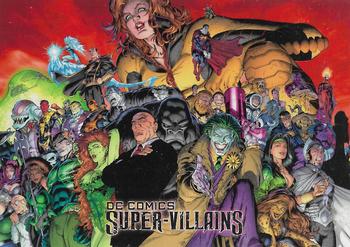 2015 Cryptozoic DC Comics Super-Villains #1 Title Card Front