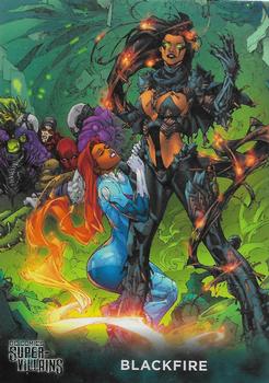 2015 Cryptozoic DC Comics Super-Villains #10 Blackfire Front