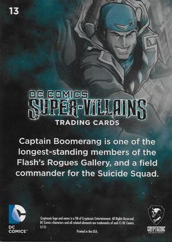 2015 Cryptozoic DC Comics Super-Villains #13 Captain Boomerang Back