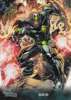 2015 Cryptozoic DC Comics Super-Villains #18 Grid Front