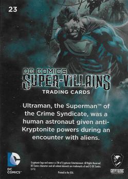 2015 Cryptozoic DC Comics Super-Villains #23 Ultraman Back