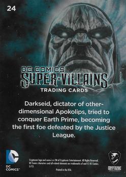 2015 Cryptozoic DC Comics Super-Villains #24 Darkseid Back