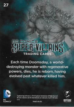 2015 Cryptozoic DC Comics Super-Villains #27 Doomsday Back