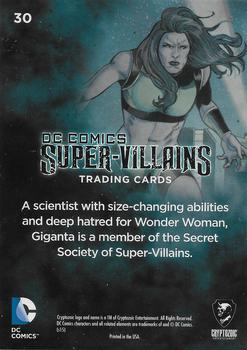 2015 Cryptozoic DC Comics Super-Villains #30 Giganta Back
