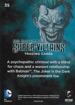 2015 Cryptozoic DC Comics Super-Villains #35 The Joker Back