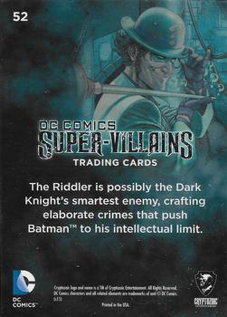 2015 Cryptozoic DC Comics Super-Villains #52 The Riddler Back
