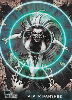 2015 Cryptozoic DC Comics Super-Villains #54 Silver Banshee Front