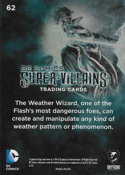 2015 Cryptozoic DC Comics Super-Villains #62 Weather Wizard Back