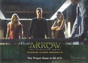 2015 Cryptozoic Arrow: Season 2 #60 The Proper Dose Is All of It Front