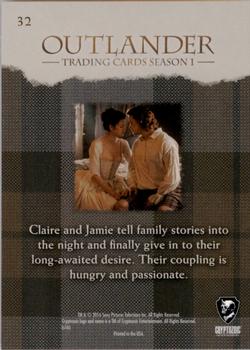 2016 Cryptozoic Outlander Season 1 #32 A Thirst Finally Quenched Back