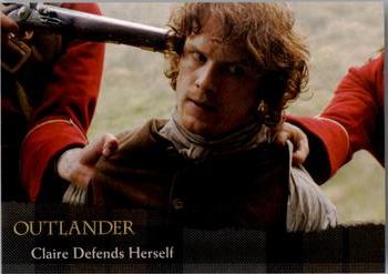 2016 Cryptozoic Outlander Season 1 #35 Claire Defends Herself Front