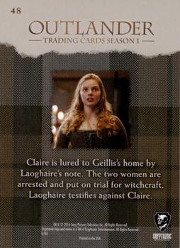 2016 Cryptozoic Outlander Season 1 #48 Laoghaire’s Revenge Back