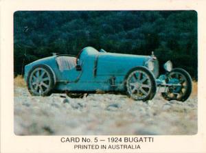 1978 Sanitarium Weet-Bix The World of Vintage & Veteran Cars #5 1924 Bugatti Front