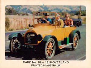 1978 Sanitarium Weet-Bix The World of Vintage & Veteran Cars #10 1916 Overland Front