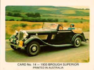 1978 Sanitarium Weet-Bix The World of Vintage & Veteran Cars #14 1935 Brough Superior Front