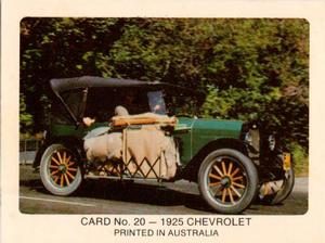 1978 Sanitarium Weet-Bix The World of Vintage & Veteran Cars #20 1925 Chevrolet Front