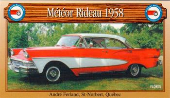 2000 VAQ Voitures Anciennes du Québec #73 Météor Rideau 1958 Front
