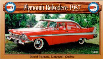2000 VAQ Voitures Anciennes du Québec #85 Plymouth Belvedere 1957 Front