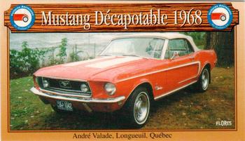 2000 VAQ Voitures Anciennes du Québec #94 Mustang Décapotable 1968 Front