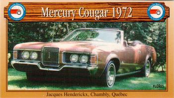 2000 VAQ Voitures Anciennes du Québec #97 Mercury Cougar 1972 Front