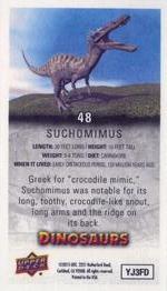 2015 Upper Deck Dinosaurs - Canvas Mini #48 Suchomimus Back