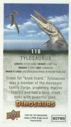 2015 Upper Deck Dinosaurs - Canvas Mini #118 Tylosaurus Back