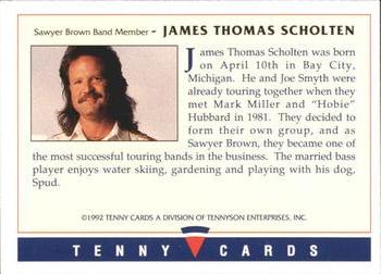 1992 Tenny Super Country Music #NNO James Thomas Scholten Back