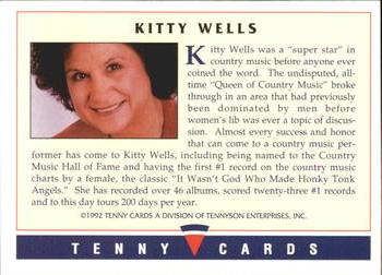 1992 Tenny Super Country Music #NNO Kitty Wells Back