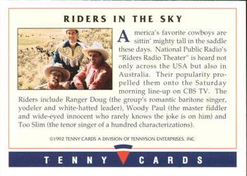 1992 Tenny Super Country Music #NNO Riders in the Sky Back