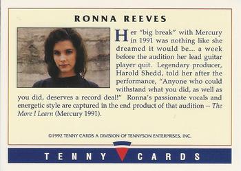 1992 Tenny Super Country Music #NNO Ronna Reeves Back