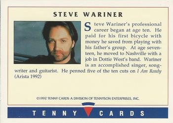 1992 Tenny Super Country Music #NNO Steve Wariner Back