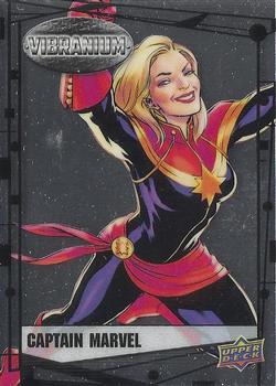 2015 Upper Deck Marvel Vibranium #2 Captain Marvel Front