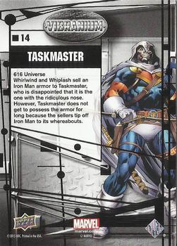 2015 Upper Deck Marvel Vibranium #14 Taskmaster Back