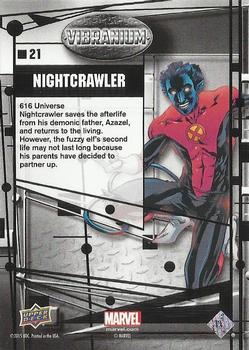 2015 Upper Deck Marvel Vibranium #21 Nightcrawler Back