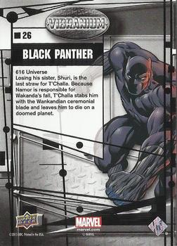 2015 Upper Deck Marvel Vibranium #26 Black Panther Back