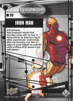 2015 Upper Deck Marvel Vibranium #30 Iron Man Back