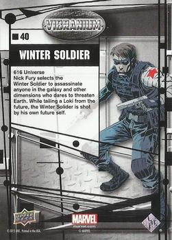 2015 Upper Deck Marvel Vibranium #40 Winter Soldier Back