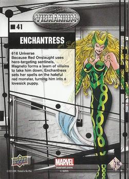 2015 Upper Deck Marvel Vibranium #41 Enchantress Back