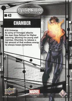 2015 Upper Deck Marvel Vibranium #43 Chamber Back