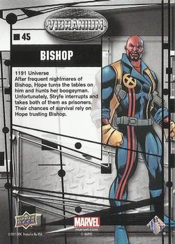 2015 Upper Deck Marvel Vibranium #45 Bishop Back