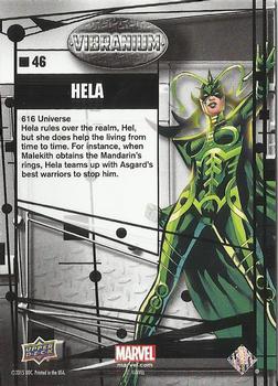 2015 Upper Deck Marvel Vibranium #46 Hela Back