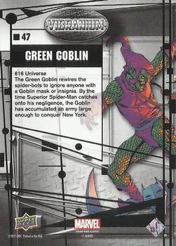 2015 Upper Deck Marvel Vibranium #47 Green Goblin Back