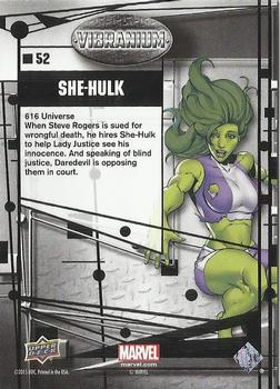 2015 Upper Deck Marvel Vibranium #52 She-Hulk Back