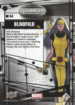 2015 Upper Deck Marvel Vibranium #54 Blindfold Back
