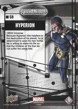 2015 Upper Deck Marvel Vibranium #59 Hyperion Back