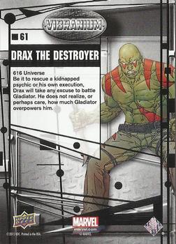 2015 Upper Deck Marvel Vibranium #61 Drax The Destroyer Back